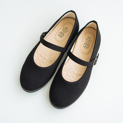 毎日履きたくなる大人の着回しシューズ・ストラップシューズ【シックブラック】 靴 シューズ 15枚目の画像