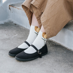 毎日履きたくなる大人の着回しシューズ・ストラップシューズ【シックブラック】 靴 シューズ 3枚目の画像