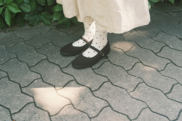 毎日履きたくなる大人の着回しシューズ・ストラップシューズ【シックブラック】 靴 シューズ 10枚目の画像