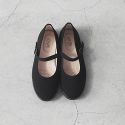 毎日履きたくなる大人の着回しシューズ・ストラップシューズ【シックブラック】 靴 シューズ 9枚目の画像