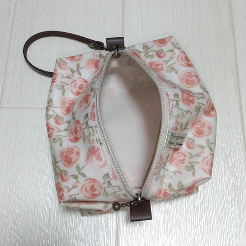 リバティ ラミネート ミニポーチ2個セット〈ローズマリー〉 リバティ ラミネート ミニポーチ2個セット〈ローズマリー〉