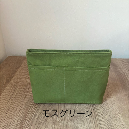 受注生産サイズオーダーOK】シンプル バッグインバッグ 11号帆布