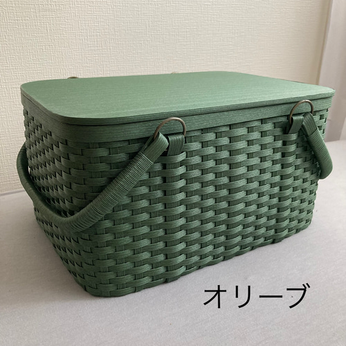 受注制作】ピクニックバスケット(Lサイズ) かごバッグ かご屋