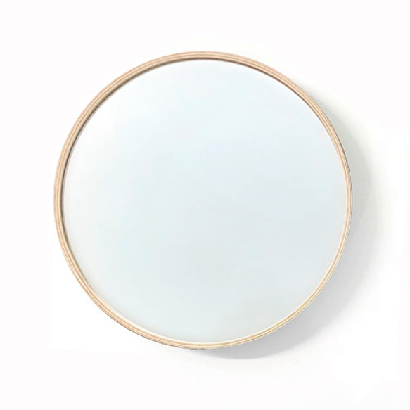 KATOMOKU Plywood mirror ミラー km-91N ナチュラル 6枚目の画像