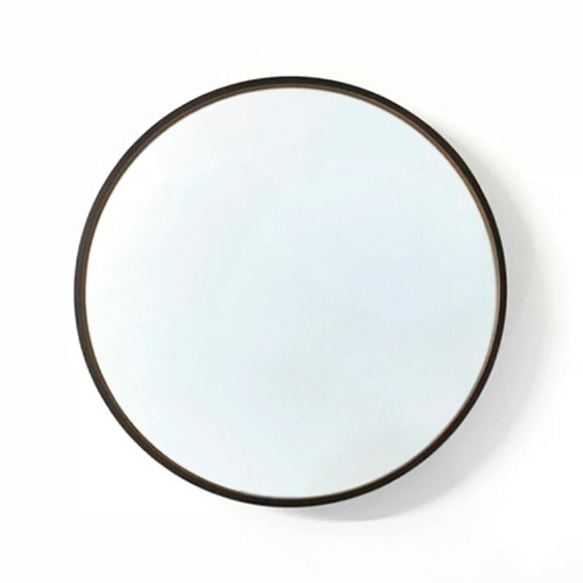 KATOMOKU Plywood mirror ミラー km-91B ブラウン 4枚目の画像