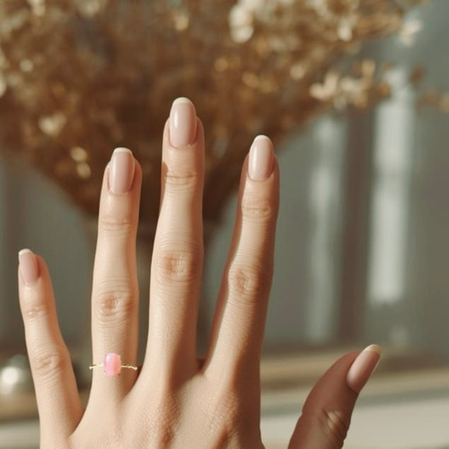 特集掲載》【天然石ピンクオパール18kgpリング】7号/9号/11号/13号/15