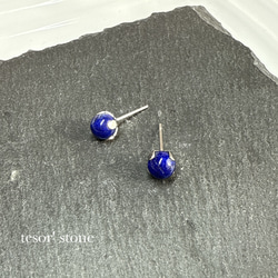 スギライト 天然石一粒ピアス/サージカルステンレス ピアス（スタッド