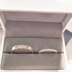 ペアリング【セット】結婚指輪　S 925 シルバー　受注製作 6枚目の画像