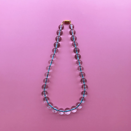 ネオンカラーdeパールネックレス ネックレス・ペンダント kk closet