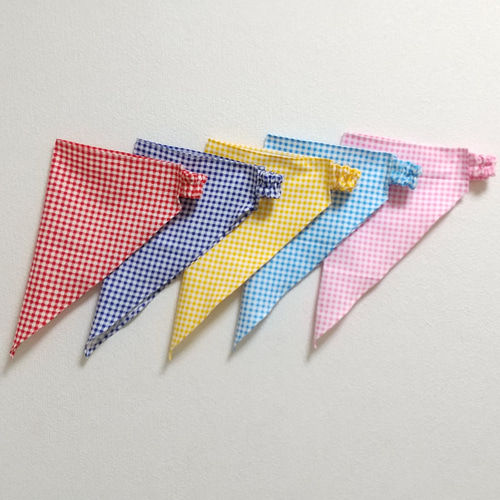 チェック柄 子供用三角巾 ゴム紐付 その他入園グッズ taraleshko 通販