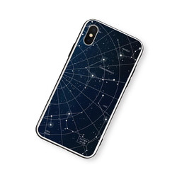 星座図【強化ガラス × TPUケース】iPhoneケース 2枚目の画像