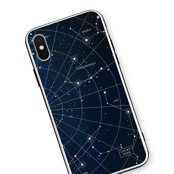 星座図【強化ガラス × TPUケース】iPhoneケース 3枚目の画像