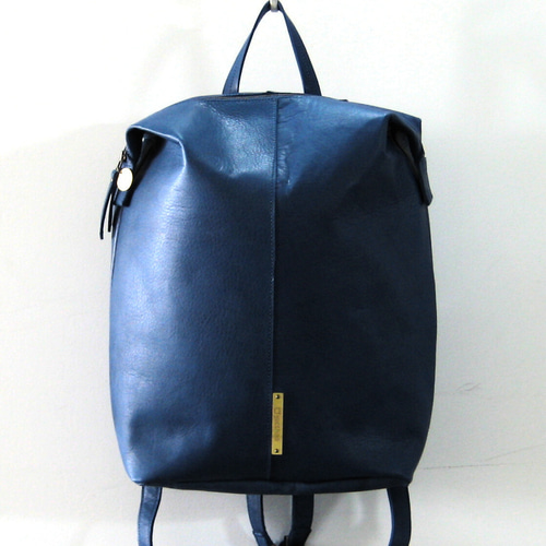 【極美品】Presto プレスト　日本製本革ドラムバッグ　リュックサック　正規品 jb-53-main.jpg
