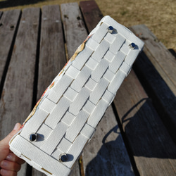 ロングセラー 底鋲付き　ハンドバッグ　カゴバッグ　カバン　バッグ　かばん　ショルダーバッグ 9枚目の画像