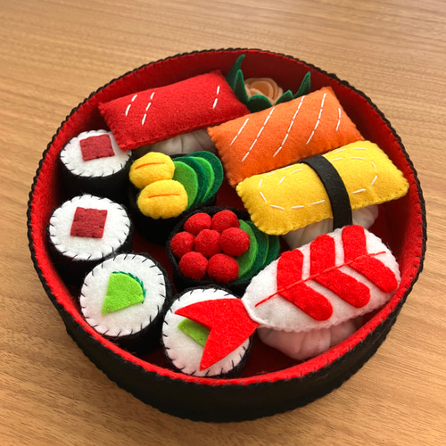 フェルトままごと おもちゃ お寿司 おもちゃ・人形 smrymamagoto
