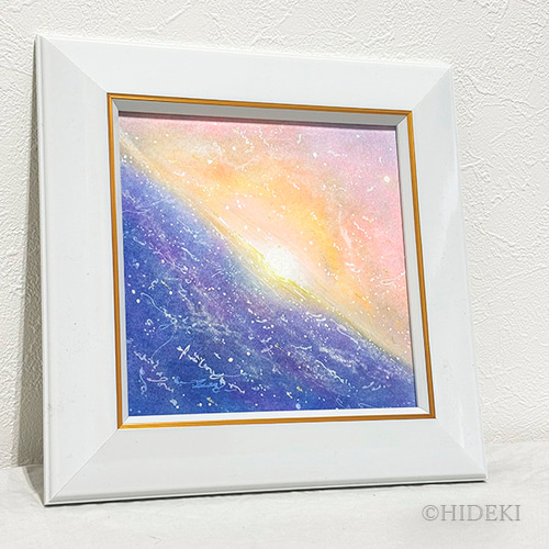 祝福の夜 ハンドメイドパステル画 絵画アート原画 祝福の夜