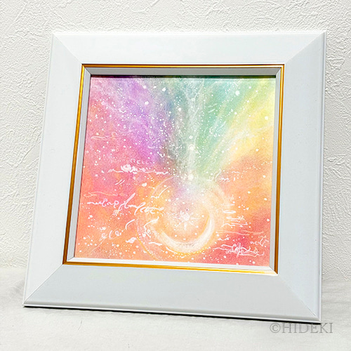 ヒカリから生まれる虹』 パステルアート原画 HIDEKIのヒーリング
