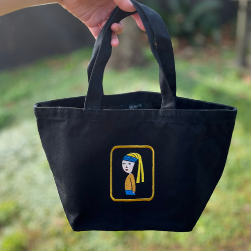 巨匠動物園】青いハチマキの子ミニトートバック トートバッグ BESIDE