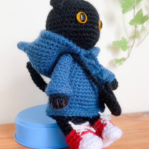 猫耳パーカーのねこ【あみぐるみ】 あみぐるみ Nekomimi Keito 通販