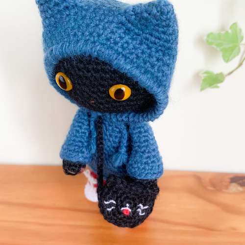 猫耳パーカーのねこ【あみぐるみ】 あみぐるみ Nekomimi Keito 通販