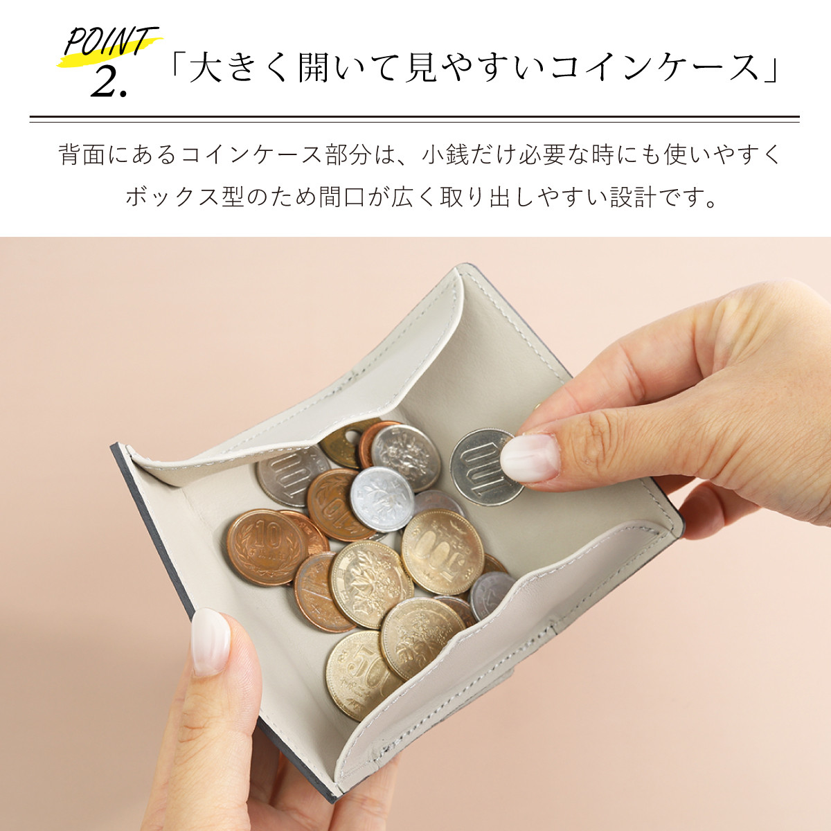 【クロコ型ミニウォレット/全14色】ミニマムで大人カワイイ小さくて大容量のコンパクト三つ折り財布【全14色】