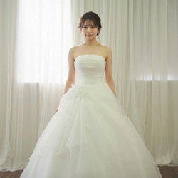 ウエディングドレス プリンセスラインドレス オフホワイト 花嫁 結婚式