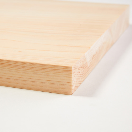 木のまな板（ヒノキ）・一枚板無垢・接ぎなし【40×27×厚さ3cm】日本製