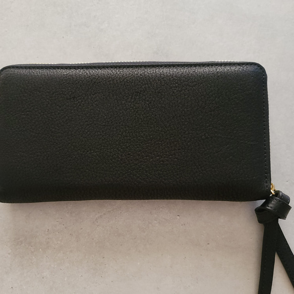 気品溢れるブラック レジーナlong wallet 長財布 Renatus レナトゥス 通販｜Creema(クリーマ) 7360867