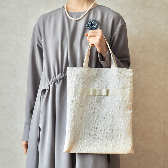 ハナエモリ/ハンドバッグ/フォーマル 難い /結婚式/入学式/卒業式/ブラック 