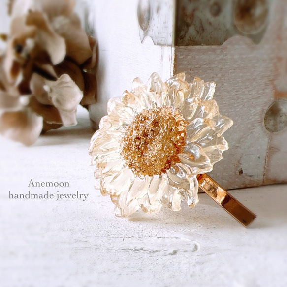 No.3102★ハンドメイド★ドライフラワー♡フラワーレジンポニーフック No.3102☆ハンドメイド☆ドライフラワー♡フラワーレジンポニー