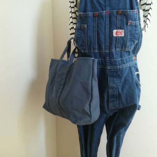 A4対応】帆布 BASIC TOTE ( M ) モスグリーン トートバッグ 3