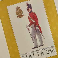 ちいさなartmuseum　Malta　stamp　 3枚目の画像