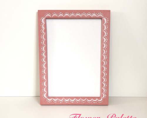 フェンディ☆フォトフレーム☆木製☆茶色×ピンク系☆未使用美品☆箱