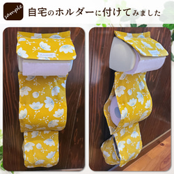 リバティ  Floral Eve  トイレットペーパーホルダーカバー　ナプキン入れ付 8枚目の画像