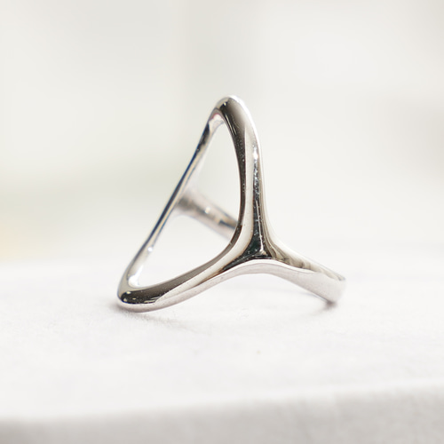 フレームサークルリング シルバー《送料無料》 PY-100 指輪・リング