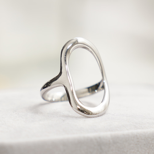 シルバー サークルモチーフ リング 1998年製 フレームサークルリング シルバー《送料無料》 PY-100 指輪・リング