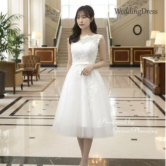 本日発送　ウェディングドレス　ミニドレス 楽天市場】ミニウエディングドレス天使風ブライドメイドドレス