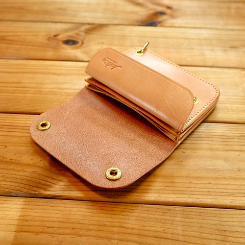 ☆受注生産☆ トラッカーウォレット ショート 革財布 Cカン無し ☆受注生産☆ トラッカーウォレット ショート 革財布 Cカン無し