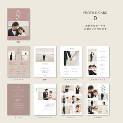 PROFILE CARD D / 5piece / プロフィールカード 3枚目の画像