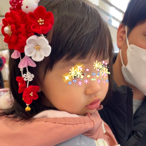 七五三 さんび 7歳髪飾り 次ぎ