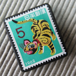 日本郵票胸針5247 第2張的照片