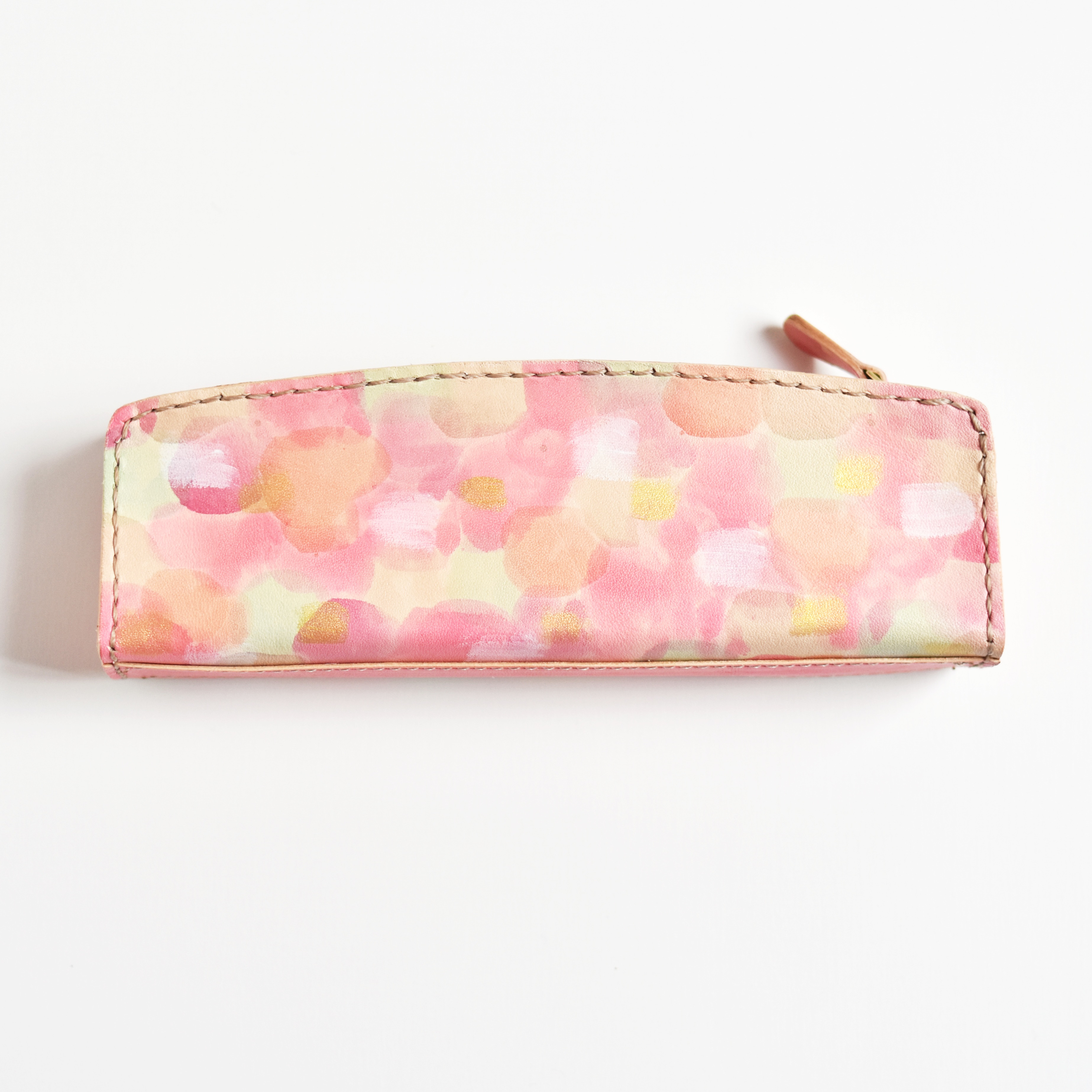 革の手染めペンケース 「キャンディ No.64（ファスナーのペンケース）」