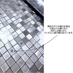 S 尺寸透明乙烯基袋 PVC 背包袋 迷你單肩包（瓷磚） 第3張的照片