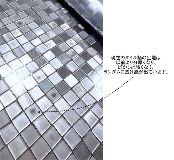 S 尺寸透明乙烯基袋 PVC 背包袋 迷你單肩包（瓷磚） 第3張的照片