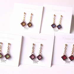 Timber Earrings 〜Japonaise〜「櫻（Sakura）」 第5張的照片