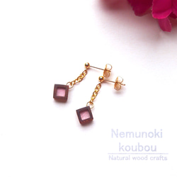 Timber Earrings 〜Japonaise〜「櫻（Sakura）」 第1張的照片