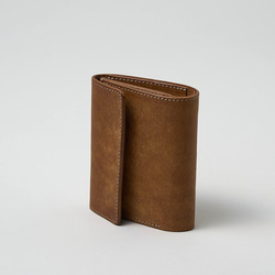 スタンダードな二つ折り財布 / Folded Wallet *CAMEL (左利き用) 1枚目の画像