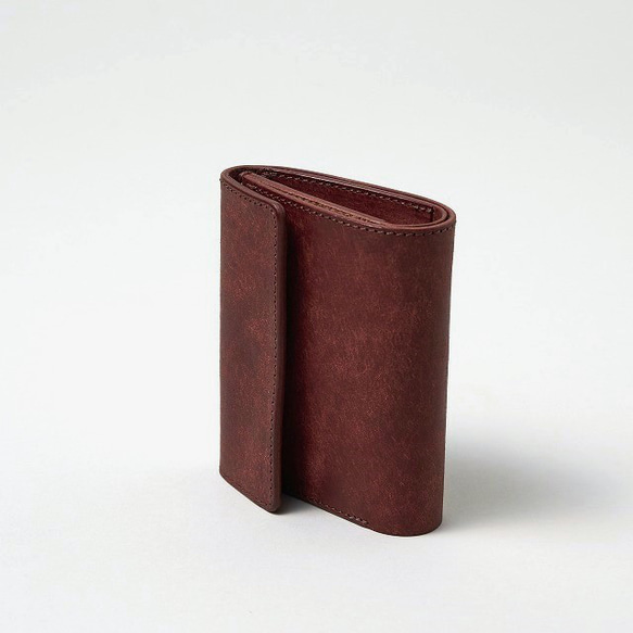 Folded Wallet / BRICK RED (左利き用) *二つ折り財布*革財布*プエブロ 1枚目の画像