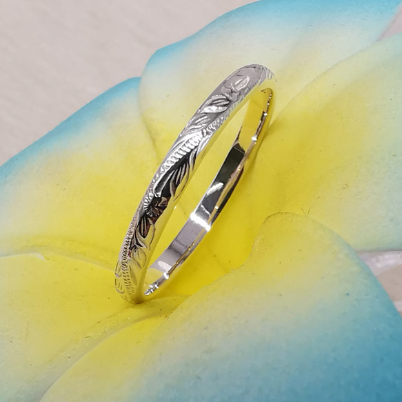 ハワイアンジュエリー  指が細く綺麗に見える極細スリム2mm  ハワイアンジュエリー リング  ピンキーリング 8枚目の画像