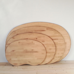 折りたたみローテーブル そら豆 【Sサイズ】 / 天然木 / カワイイ / リビング 子供 / 完成品 6枚目の画像